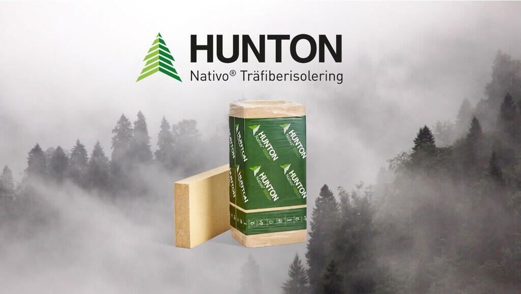 Försäljning av Hunton träfiberisolering - handla genom tat kontakta oss på Miljöisolering.