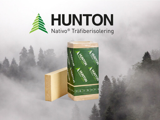 Försäljning Hunton träfiberisolering