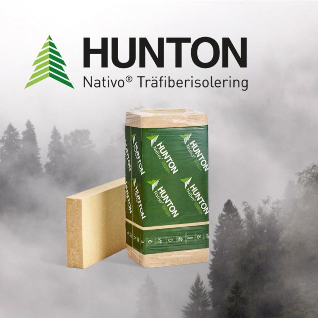 Försäljning Hunton träfiberisolering - handla online på Miljöisolering.